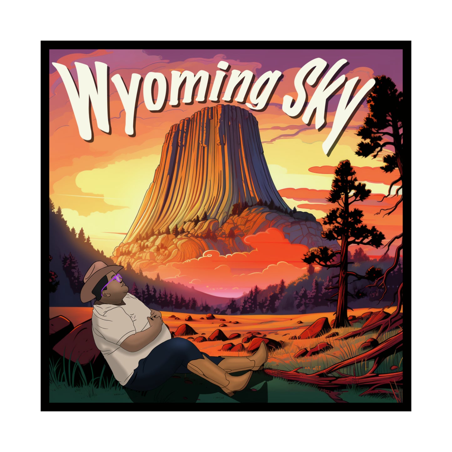 Wyoming Sky MG Poster