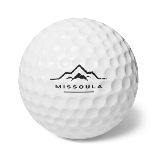 Custom Missoula Golf Balls, 6pcs