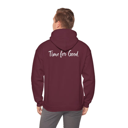 Time for God (Front), Time for Good (Back) Hoodie