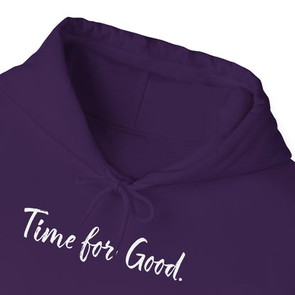 Time for Good (Front), Time for God (Back) Hoodie