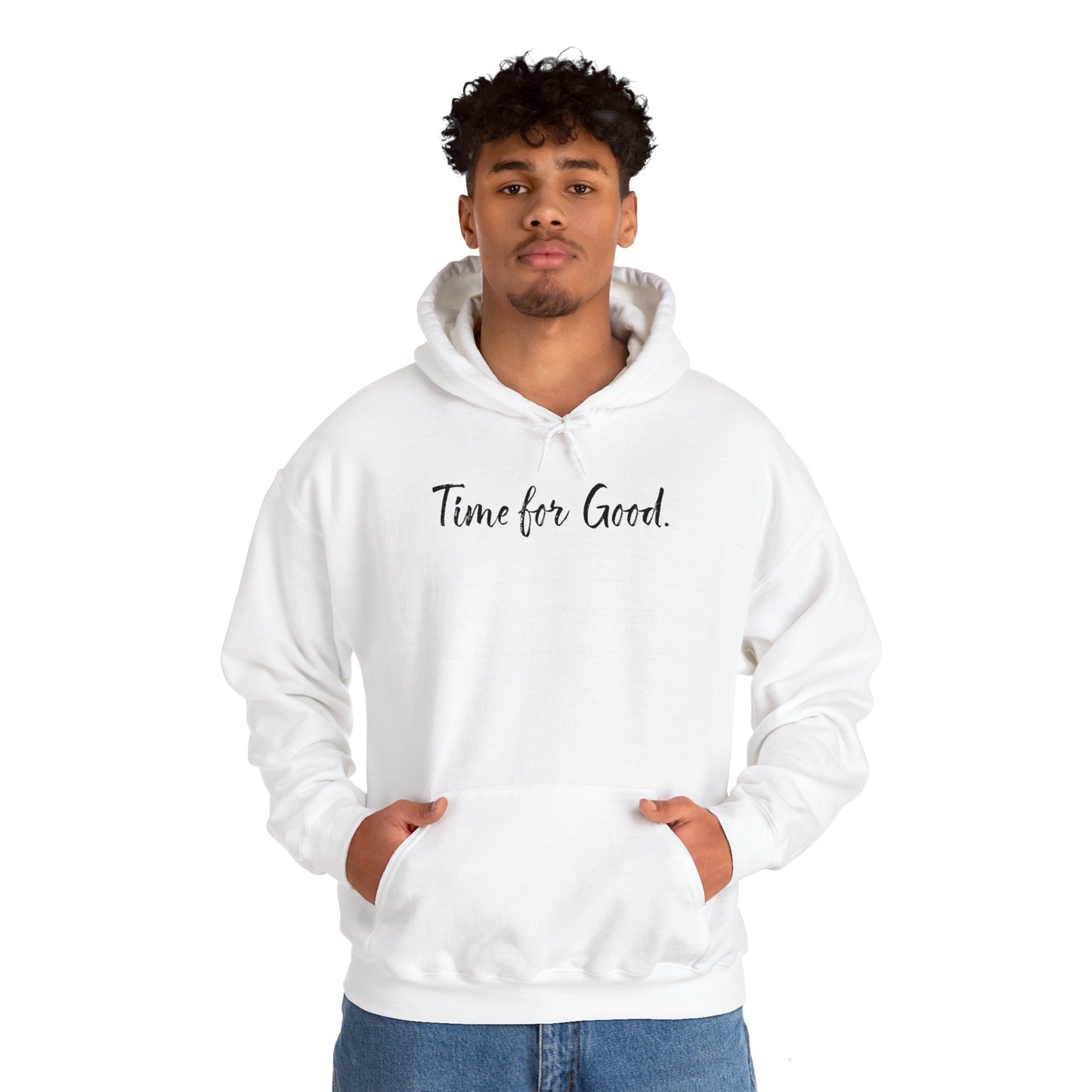 Time for Good (Front), Time for God (Back) Hoodie