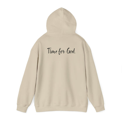 Time for Good (Front), Time for God (Back) Hoodie