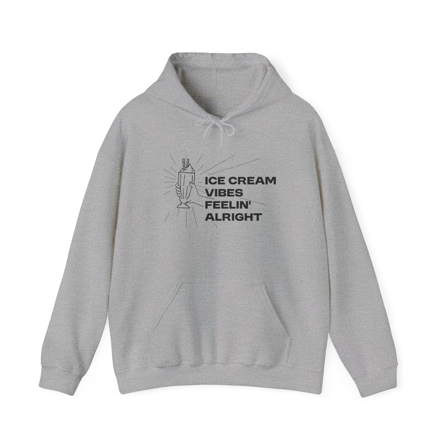 Ice Cream Vibes Feelin' Alright Hoodie