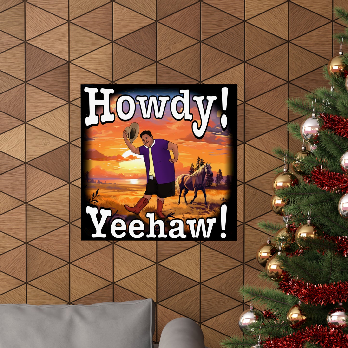 Howdy Yeehaw MG Poster