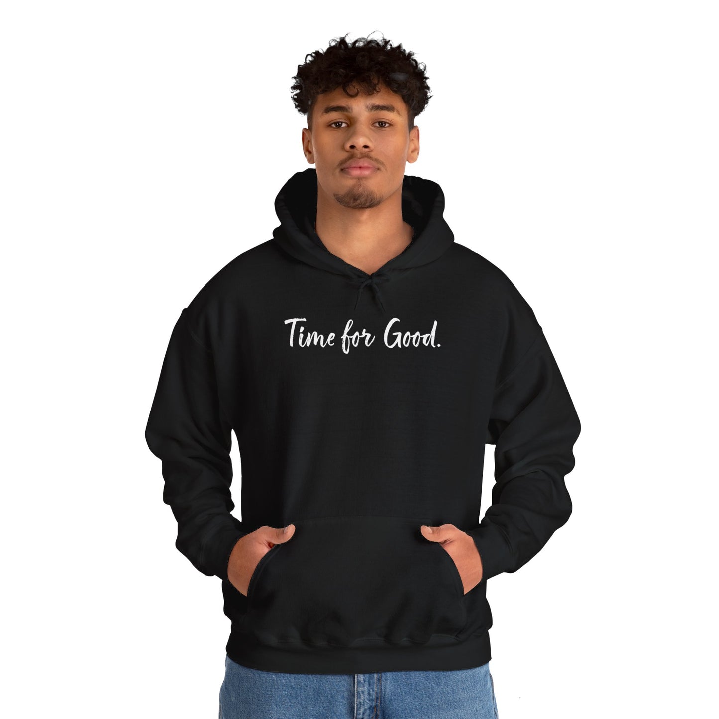 Time for Good (Front), Time for God (Back) Hoodie