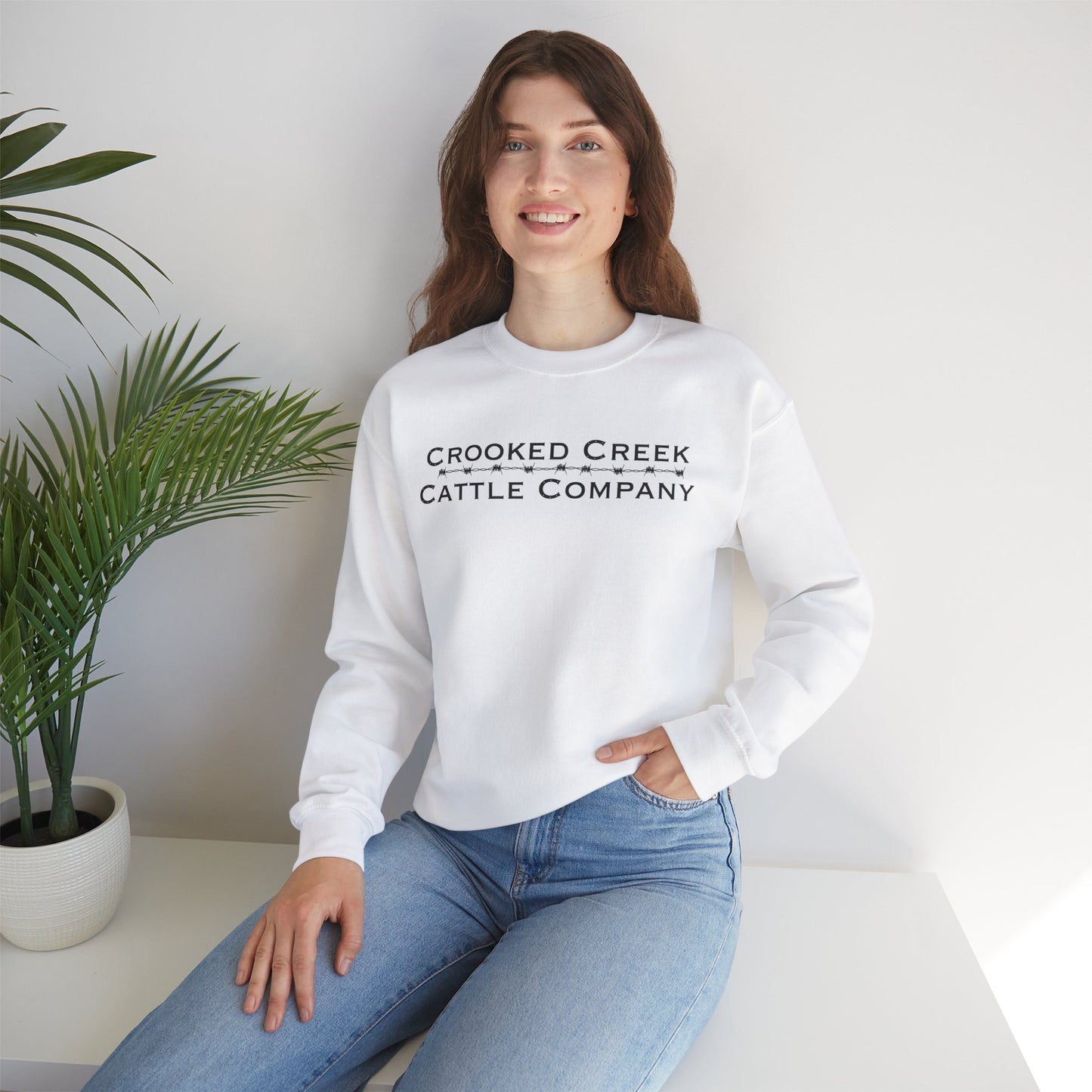 Classic Crooked Creek Cattle Company Crewneck