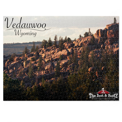 Tilted Rocks At Vedauwoo Puzzle