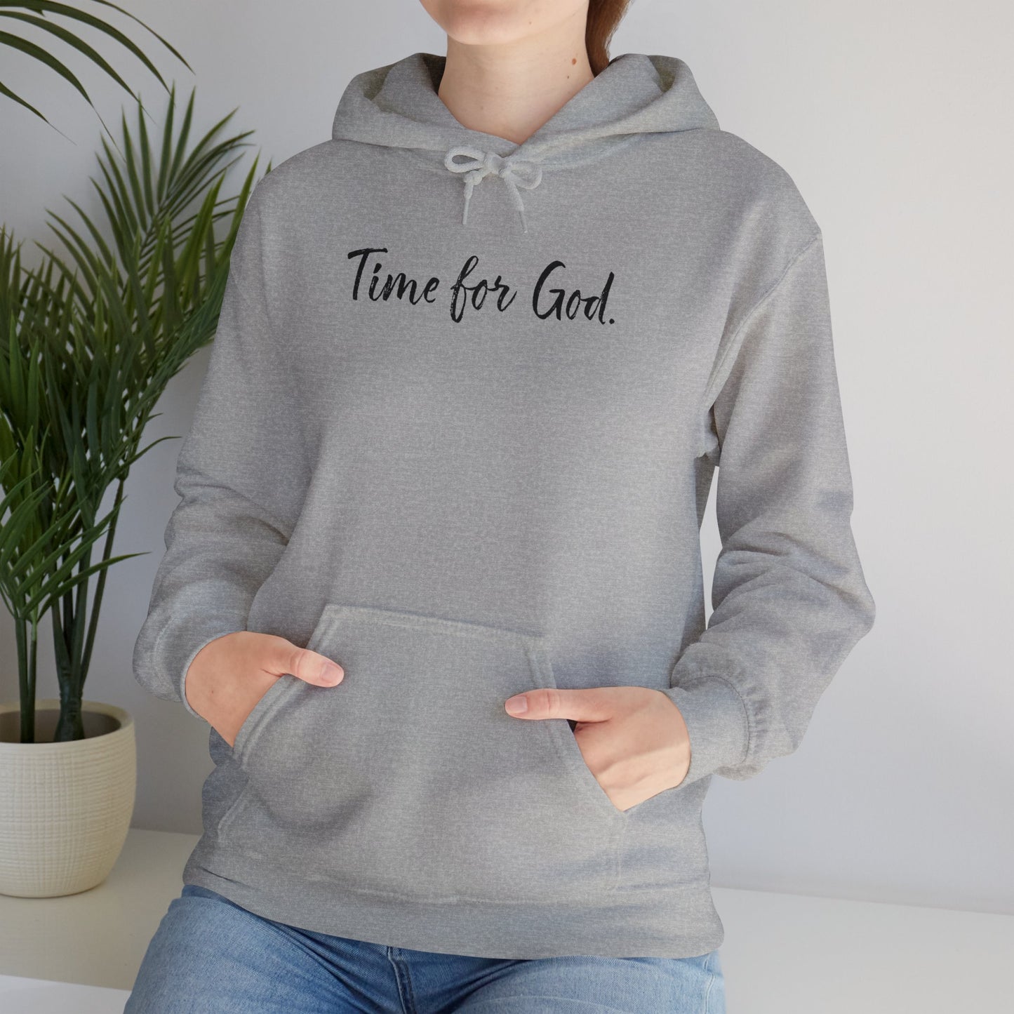 Time for God (Front), Time for Good (Back) Hoodie