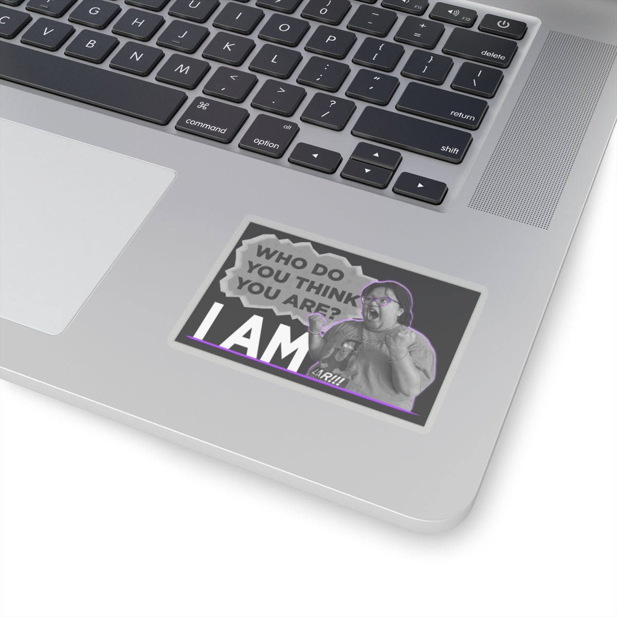 Who do you think you are? I am! MG Sticker