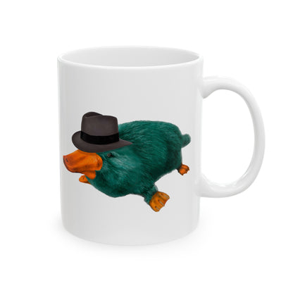 Hyperrealistic Perry The Platypus Mug