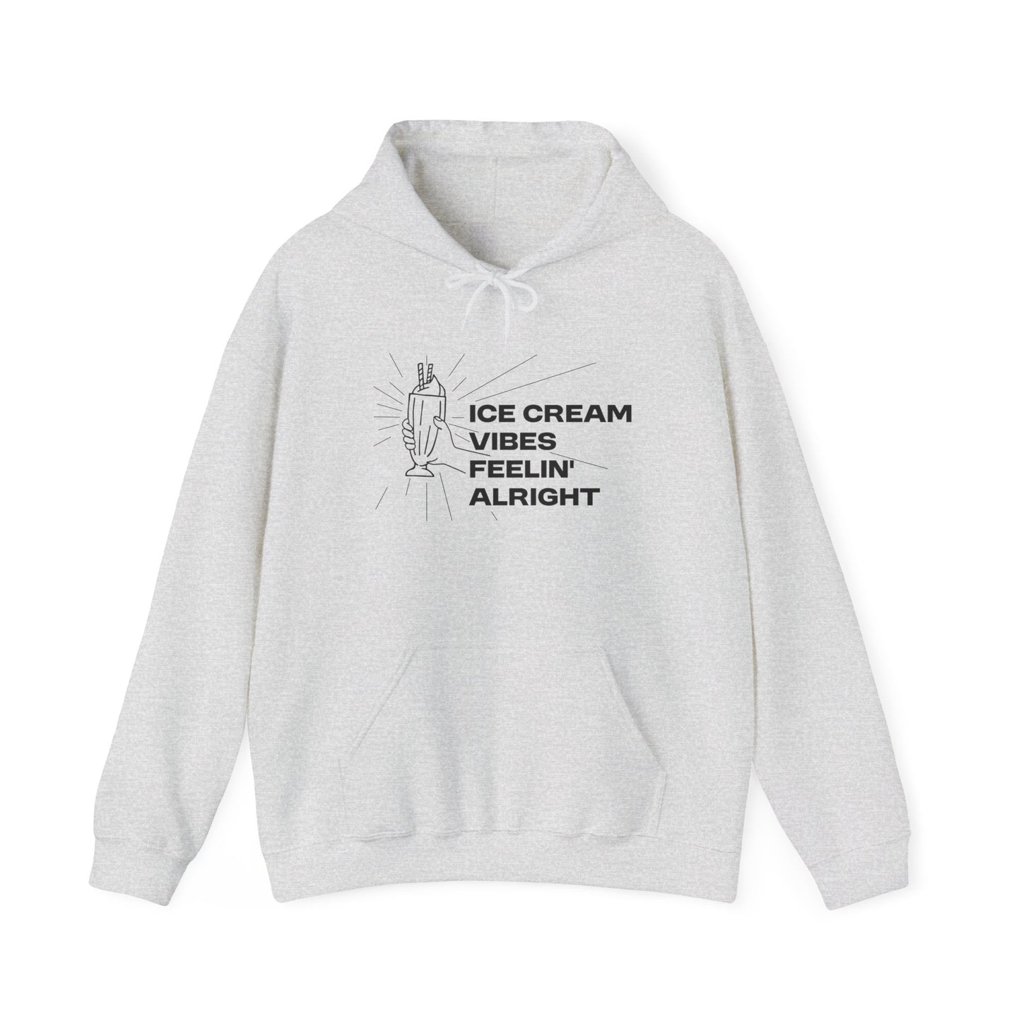 Ice Cream Vibes Feelin' Alright Hoodie