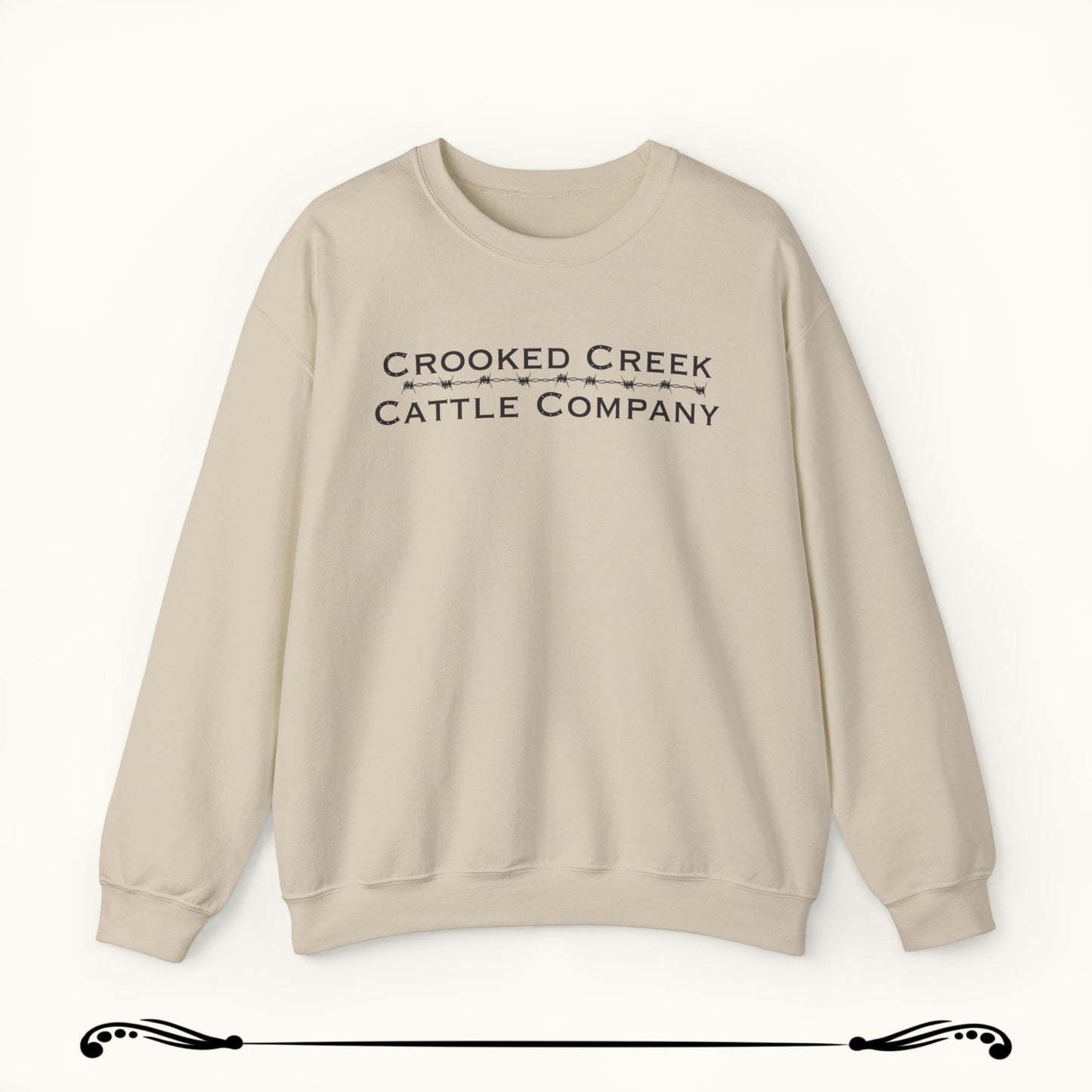 Classic Crooked Creek Cattle Company Crewneck