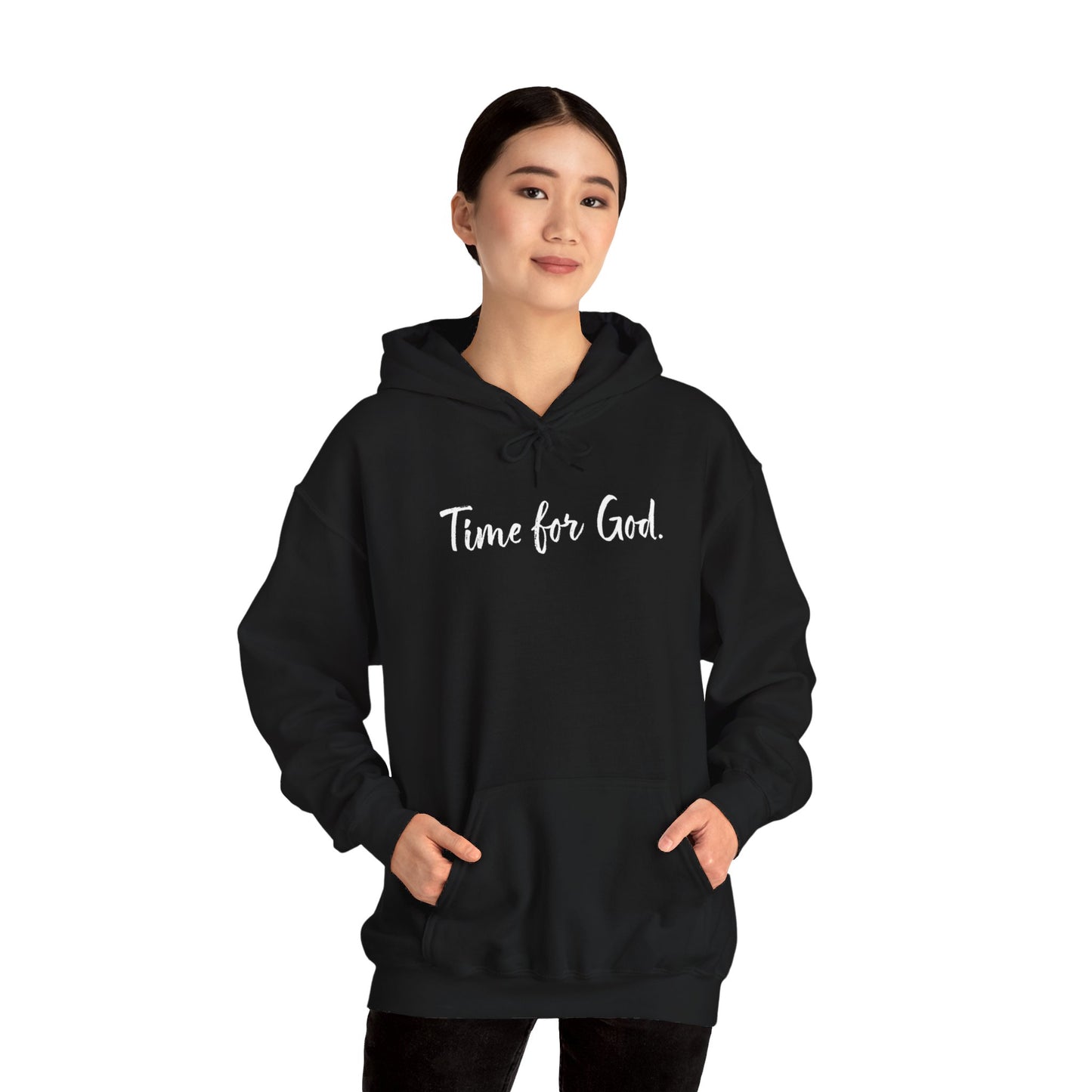 Time for God (Front), Time for Good (Back) Hoodie