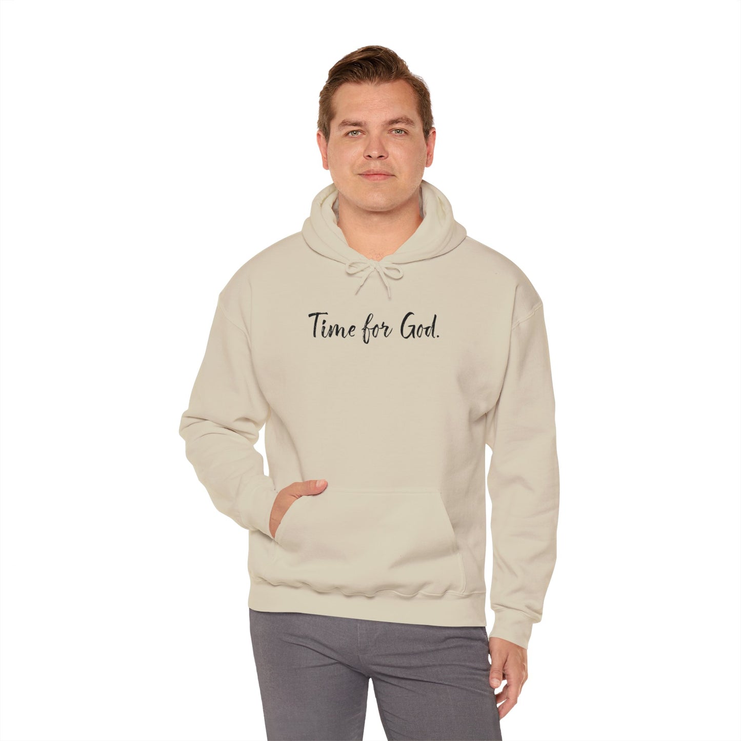 Time for God (Front), Time for Good (Back) Hoodie