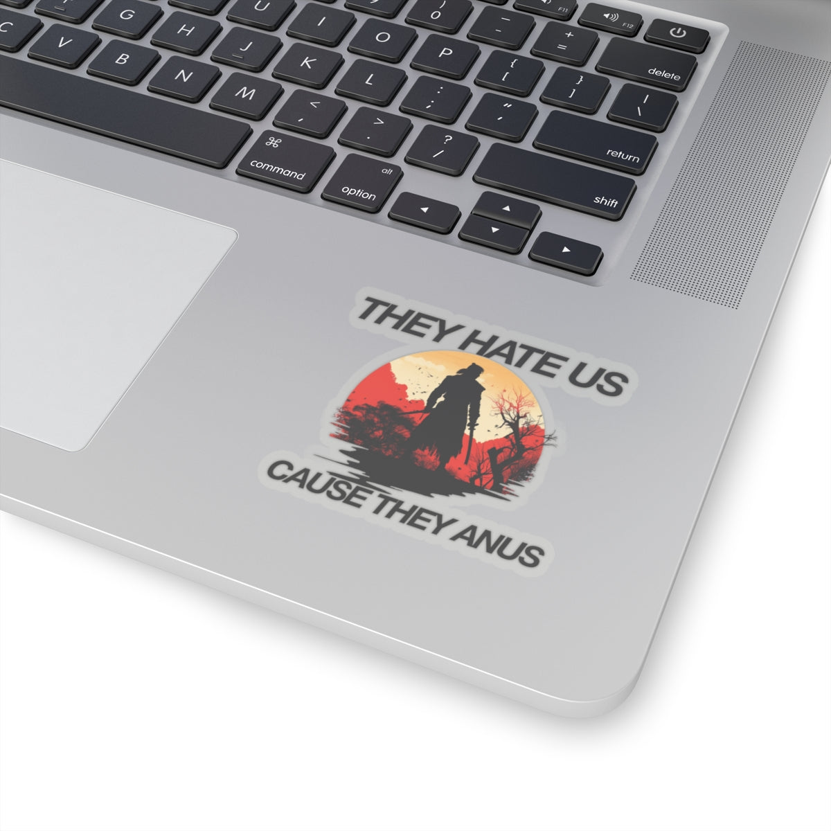 They hate us cause they anus sticker