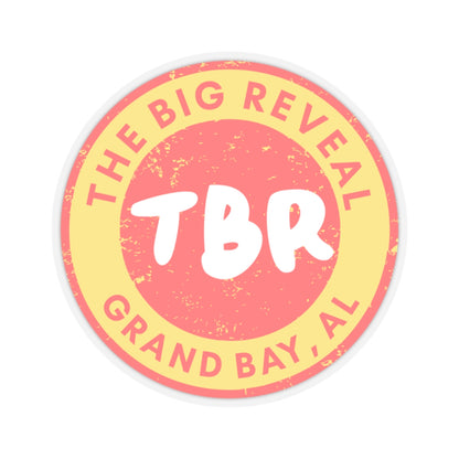 The Big Reveal Circle Sticker