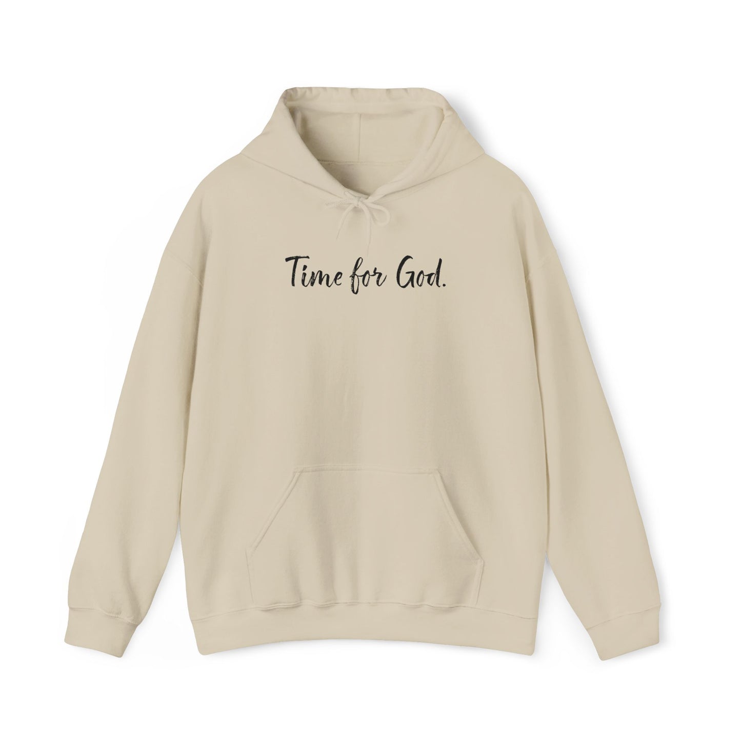 Time for God (Front), Time for Good (Back) Hoodie