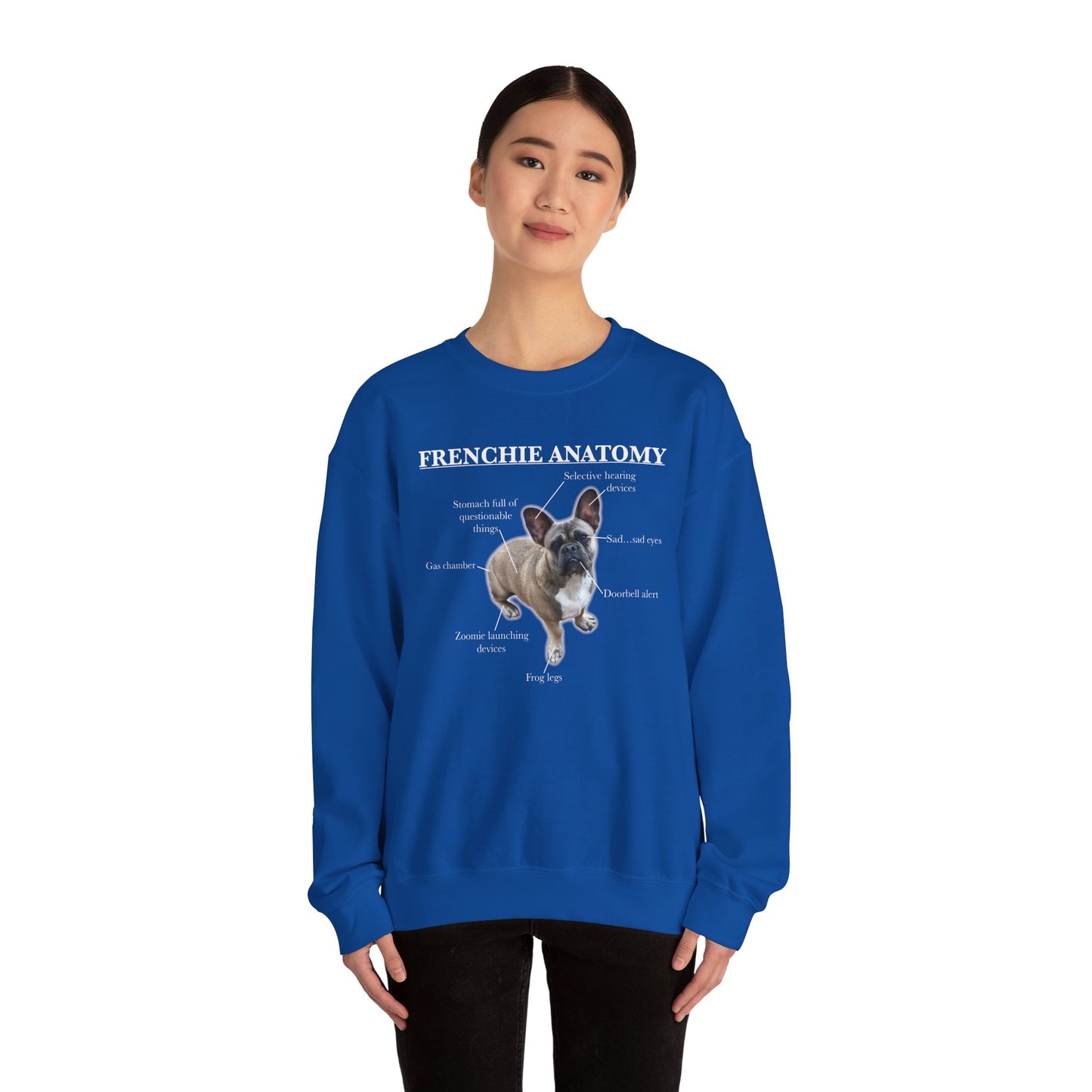 Frenchie Anatomy Crewneck