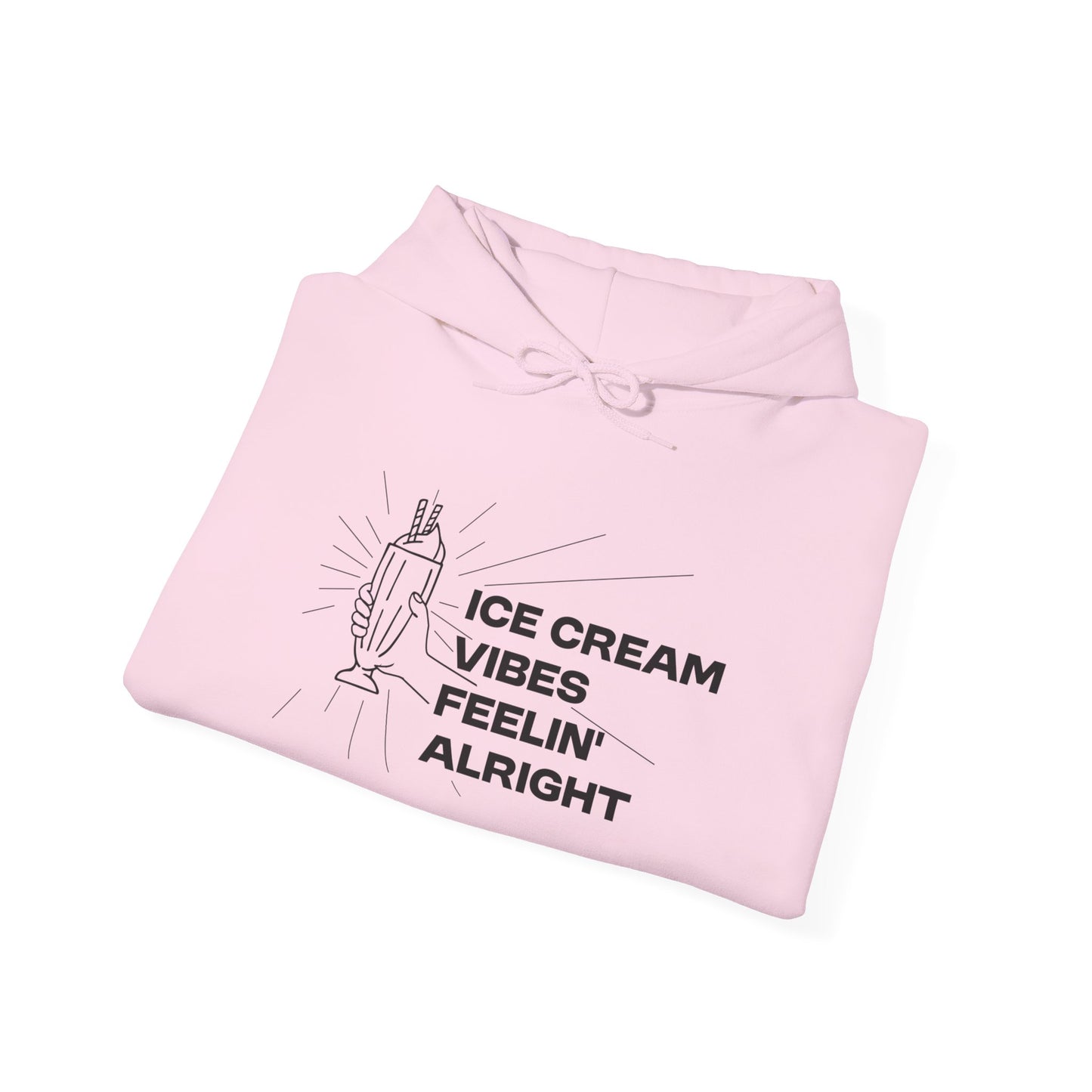 Ice Cream Vibes Feelin' Alright Hoodie