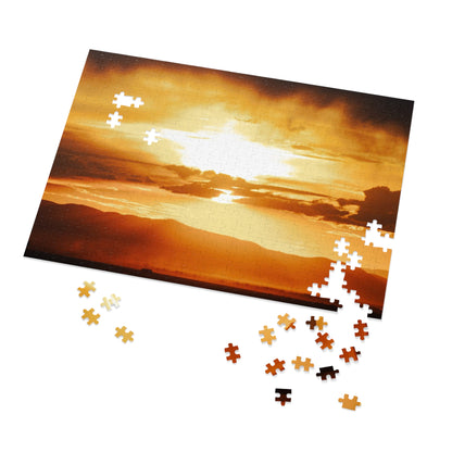 Golden Sunset Puzzle