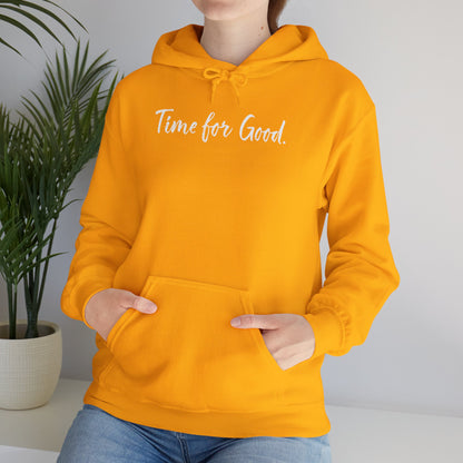 Time for Good (Front), Time for God (Back) Hoodie