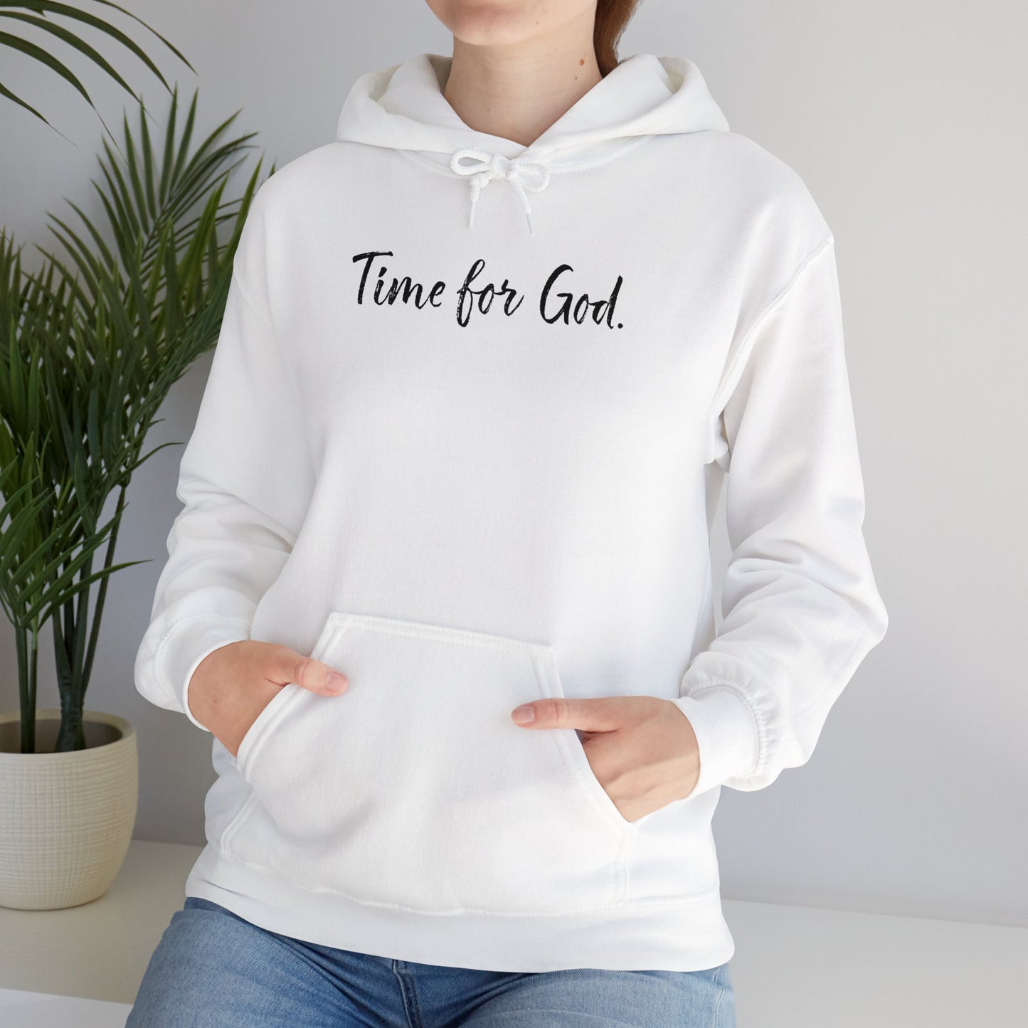 Time for God (Front), Time for Good (Back) Hoodie