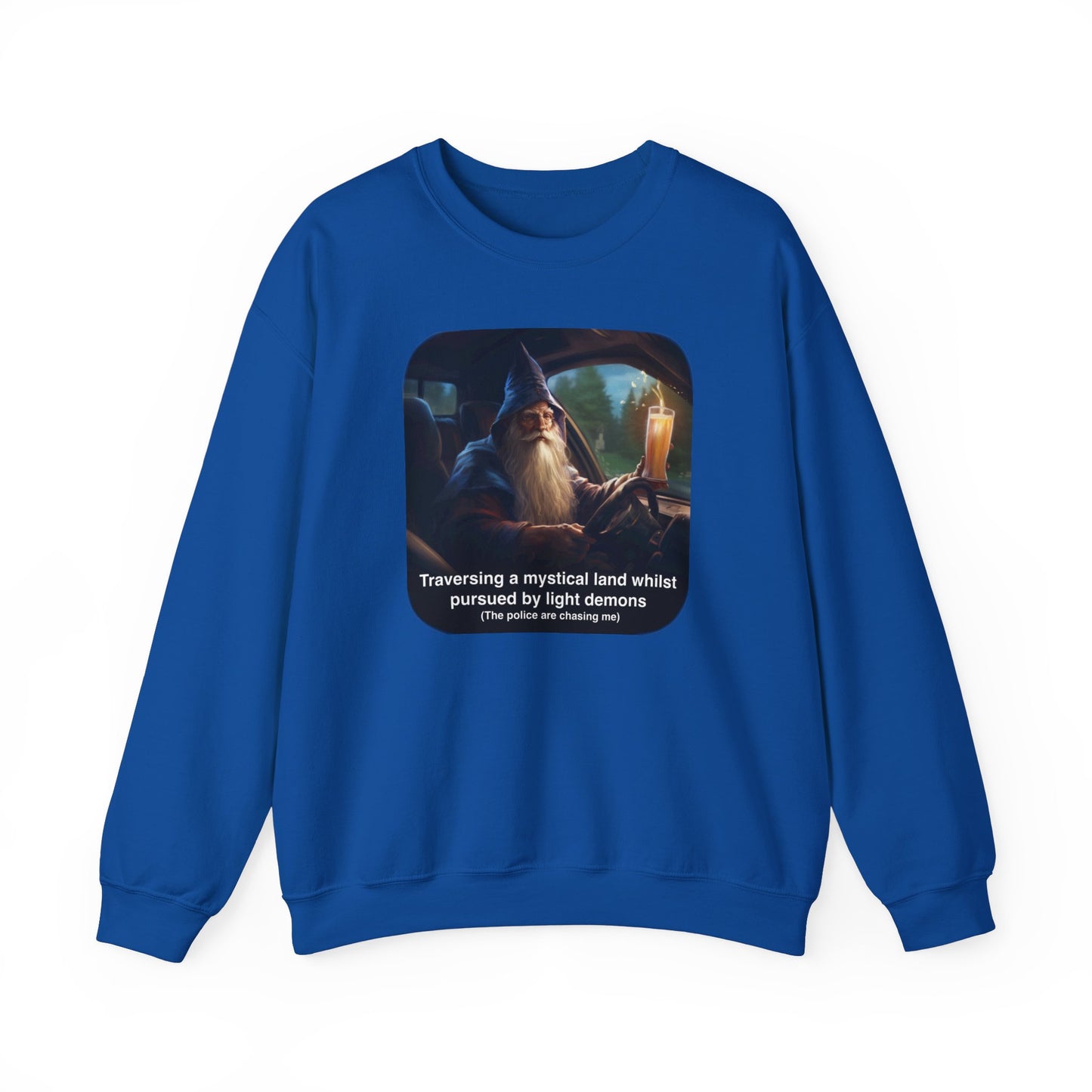 The Drinking and Driving Wizard Crewneck