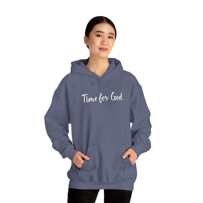 Time for God (Front), Time for Good (Back) Hoodie