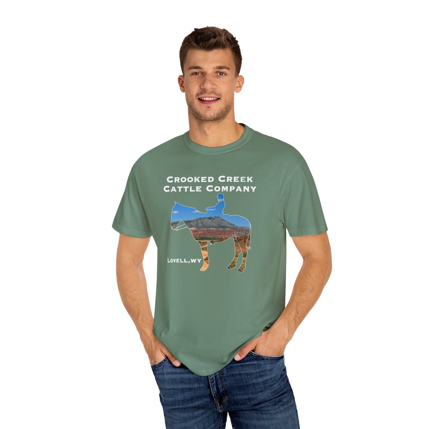 Crooked Creek Horse Mountain Design Shirt