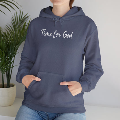 Time for God (Front), Time for Good (Back) Hoodie