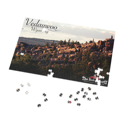 Tilted Rocks At Vedauwoo Puzzle