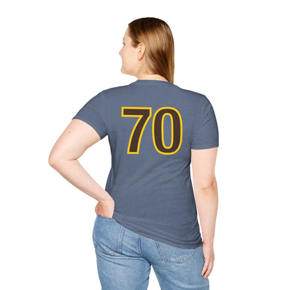 7 Zero is Our Hero With The Number 70 on The Back, Rex Merch