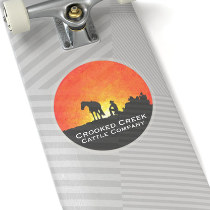 Crooked Creek Cattle Company Sticker