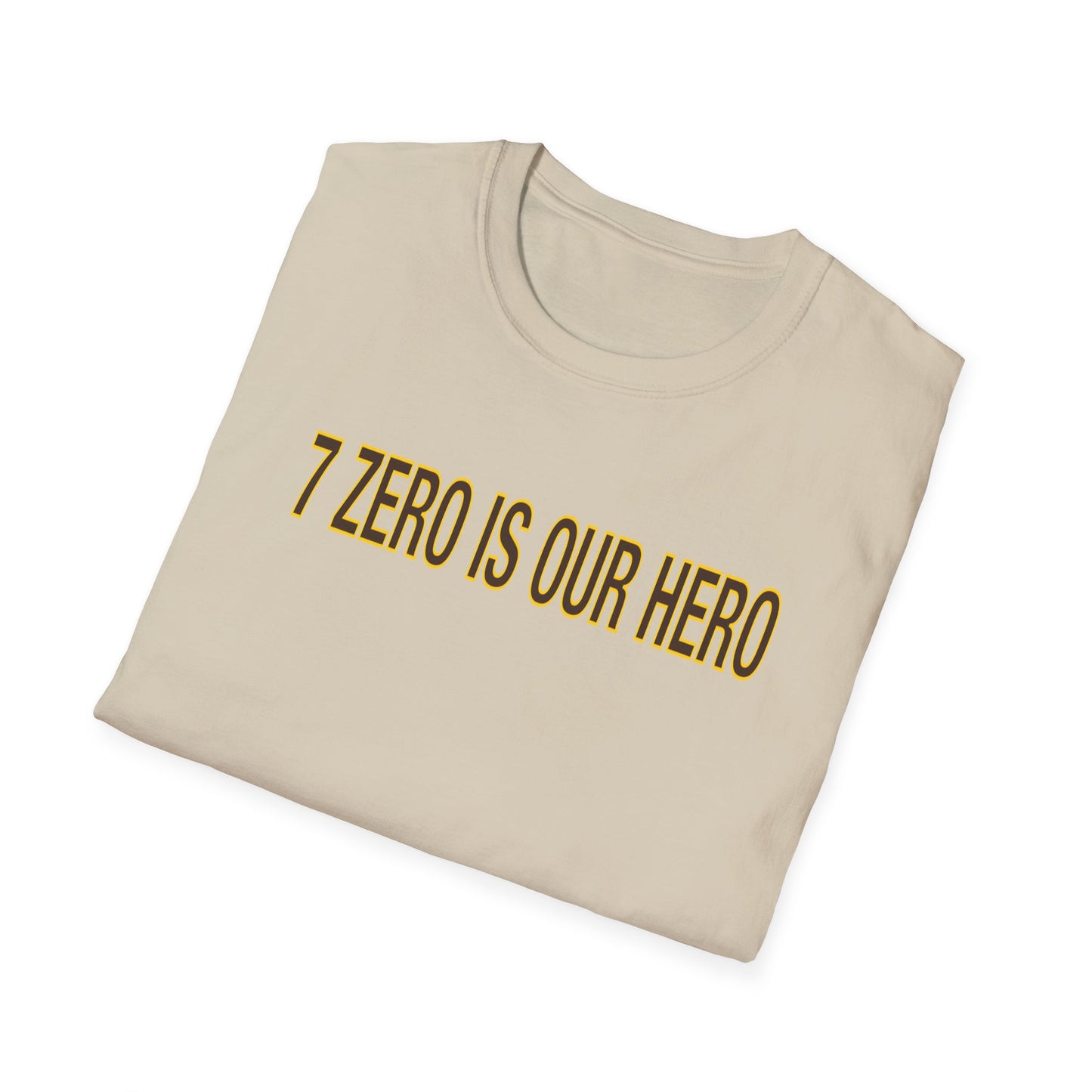 7 Zero is Our Hero With The Number 70 on The Back, Rex Merch