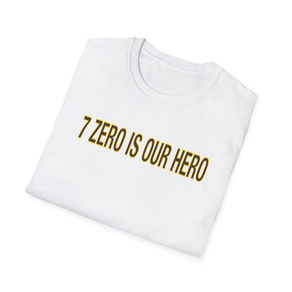 7 Zero is Our Hero With The Number 70 on The Back, Rex Merch