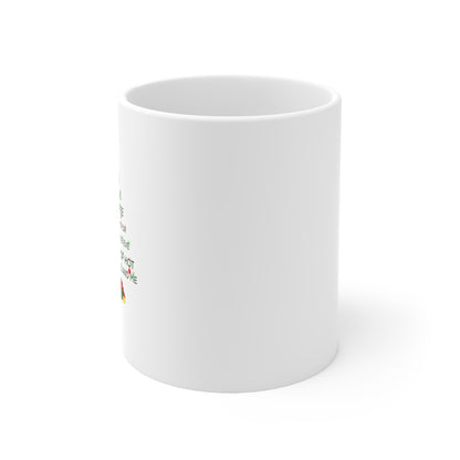 I'll Sit Around The Tree MG Christmas Mug