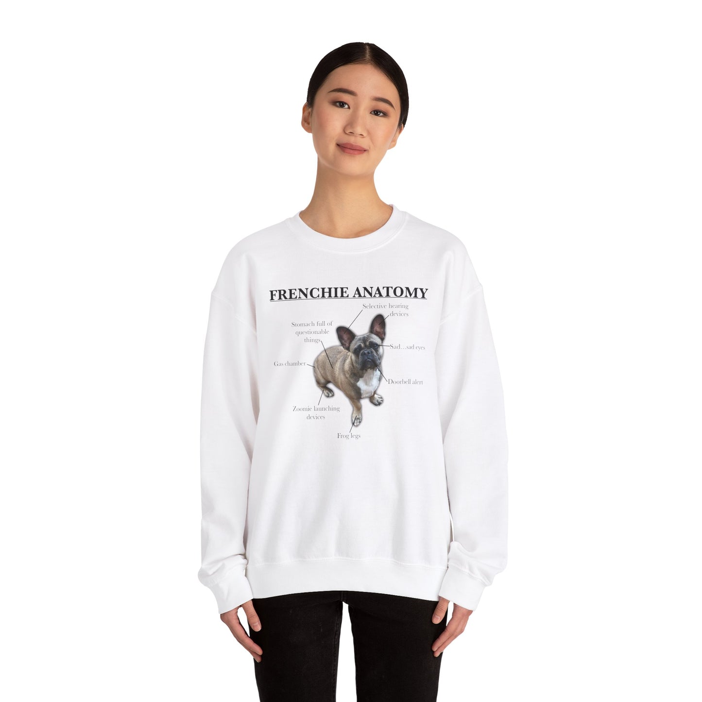 Frenchie Anatomy Crewneck