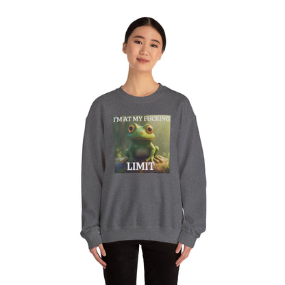 I'm At My Fucking Limit Crewneck