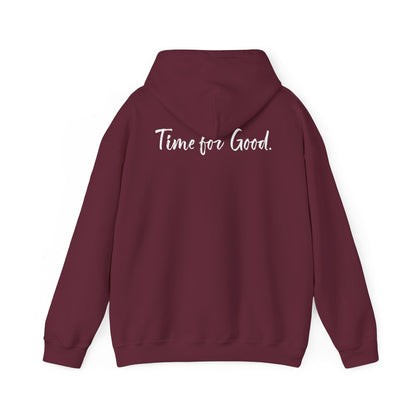 Time for God (Front), Time for Good (Back) Hoodie