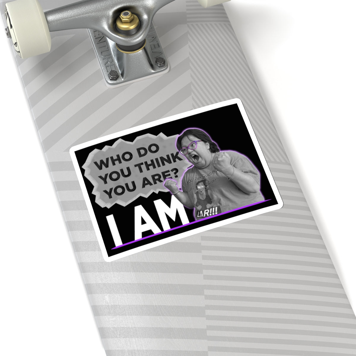 Who do you think you are? I am! MG Sticker