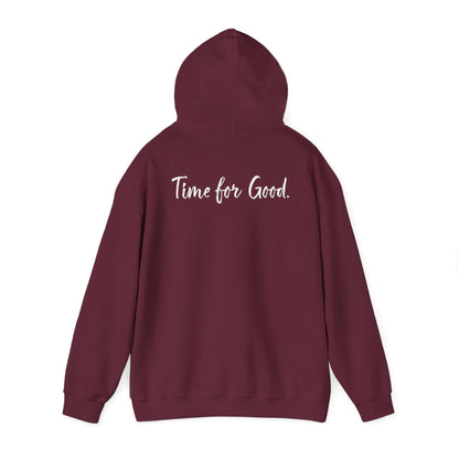 Time for God (Front), Time for Good (Back) Hoodie