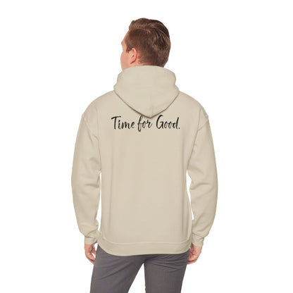 Time for God (Front), Time for Good (Back) Hoodie