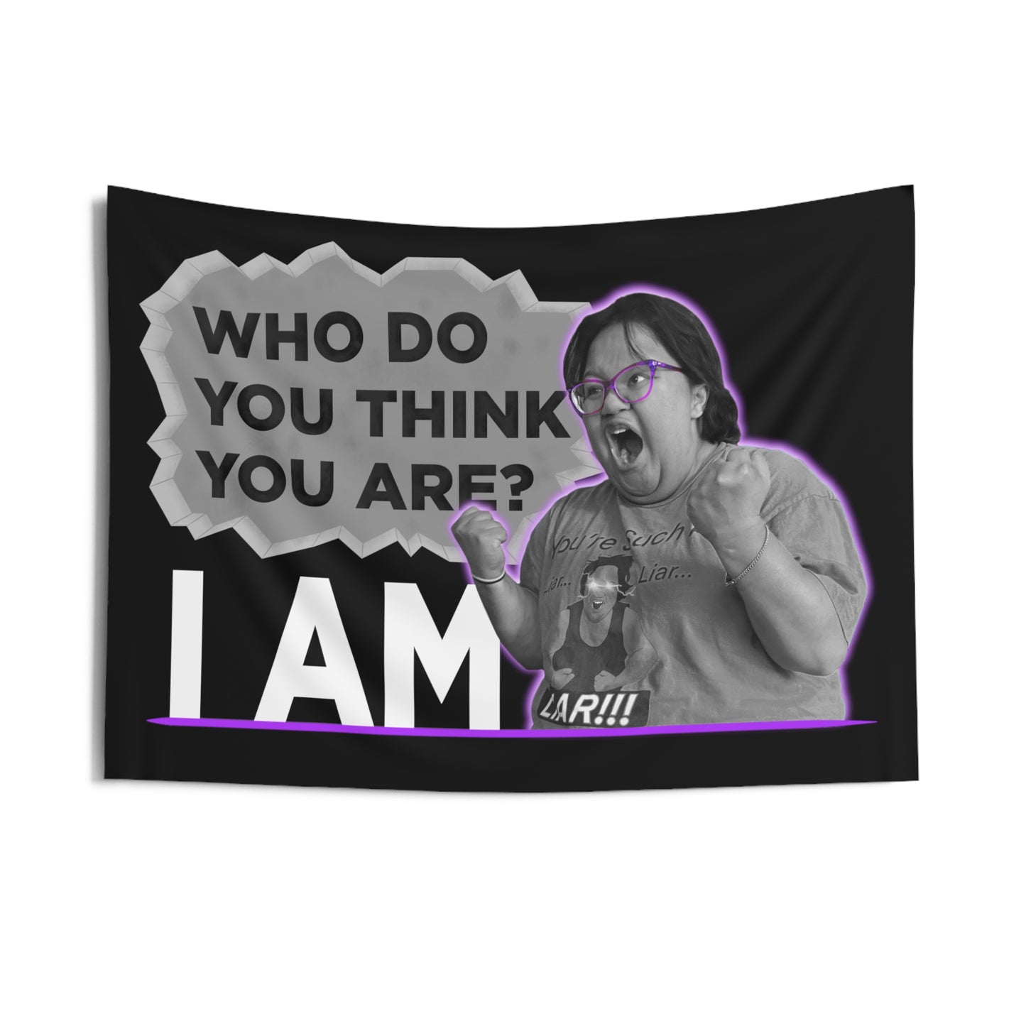Who do you think you are? I am! MG Tapestry