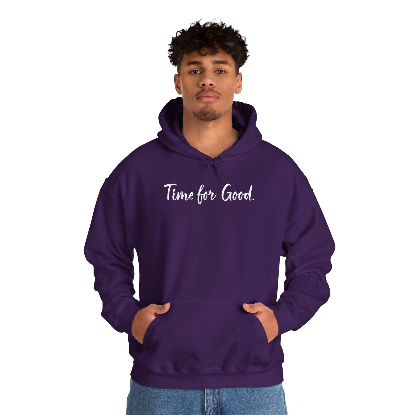 Time for Good (Front), Time for God (Back) Hoodie