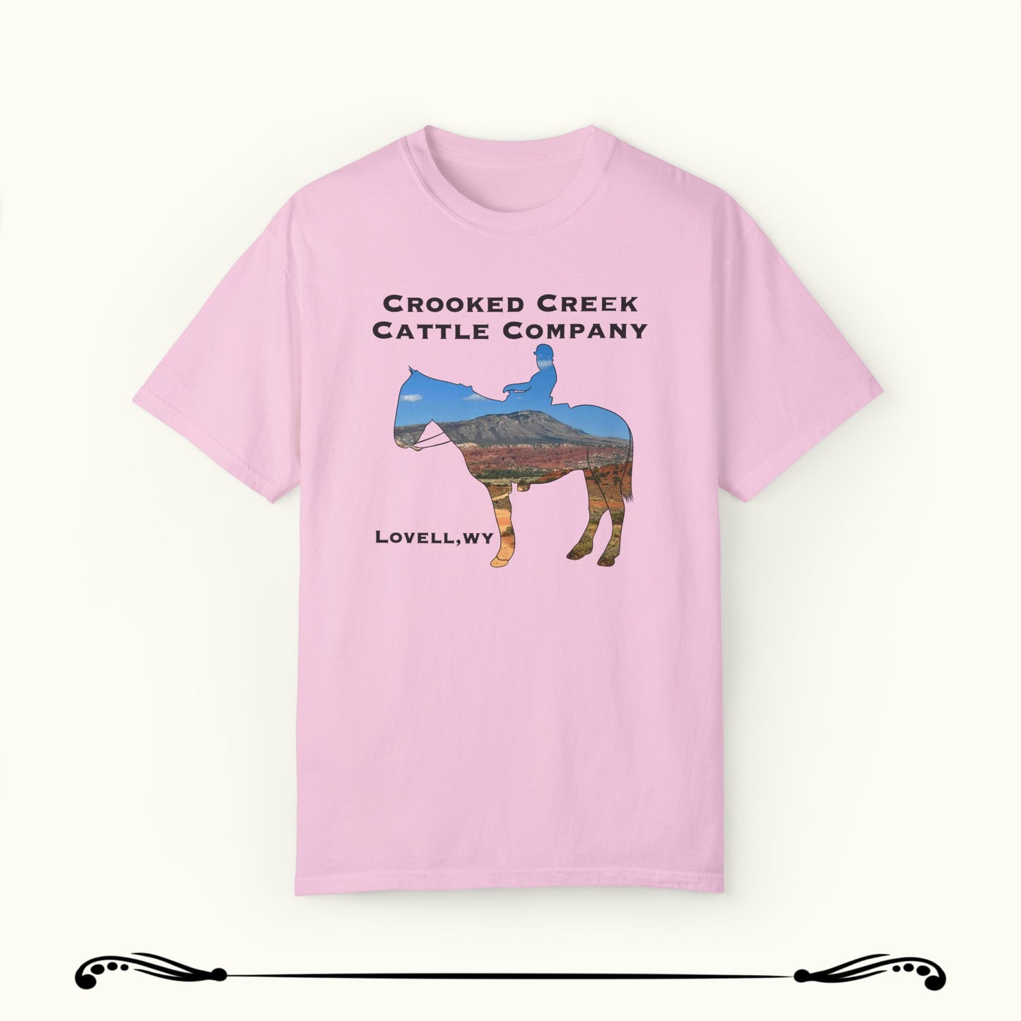 Crooked Creek Horse Mountain Design Shirt