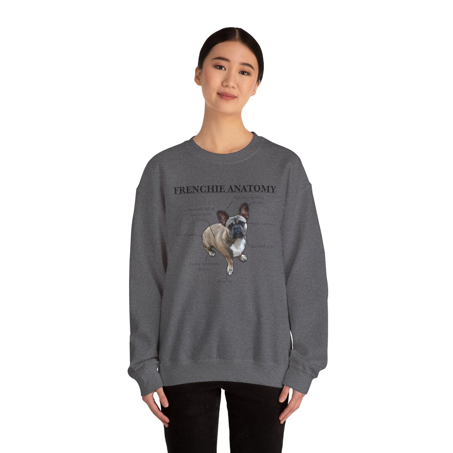 Frenchie Anatomy Crewneck