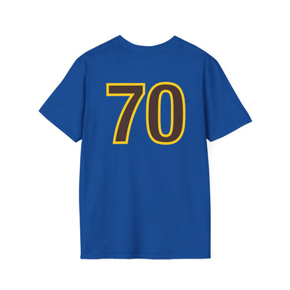 7 Zero is Our Hero With The Number 70 on The Back, Rex Merch