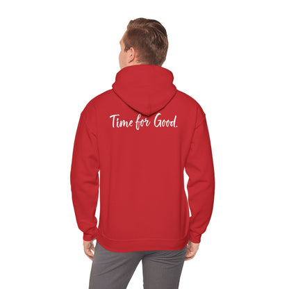 Time for God (Front), Time for Good (Back) Hoodie