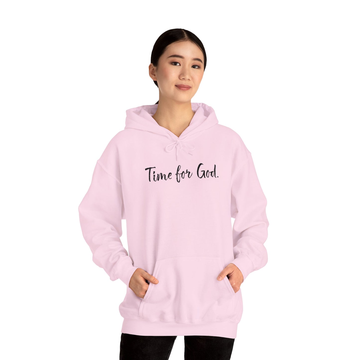 Time for God (Front), Time for Good (Back) Hoodie