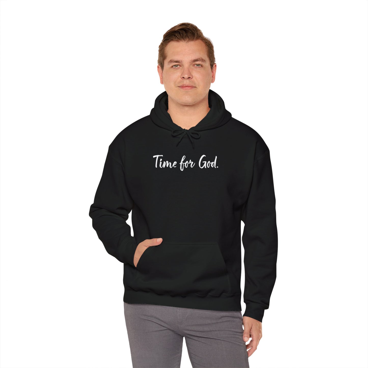 Time for God (Front), Time for Good (Back) Hoodie